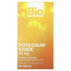 바이오뉴트리션 요오드화 칼륨 65mg 60정, 1개