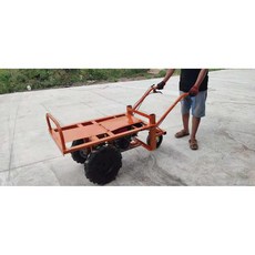 동력운반차 농업용 전기 그루마 충전운반차 운반차 전동, 엔진이 없는 일반 이중 바퀴