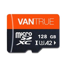 VANTRUE 128GB microSD U3 Class10 UHS-I microSD 4K UHD SD 카드 고속 메모리 카드 동영상