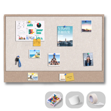 바이빈이 접착식 코르크 게시판 보드