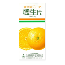 人生製藥 渡邊愛生片 40錠 維他命C 方便攜帶 促進膠原蛋白形成 維持健康美麗, 1個, 40顆