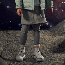 매장정품 NATIONALGEOGRAPHIC 내셔널지오그래픽 NATIONAL GEOGRAPHIC KIDS N213KLG390 여아 피치 레깅스 M GREY 5008948927 7