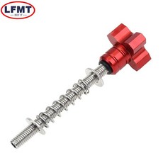 Motocross CNC 연료 유휴 속도 조절 나사 KTM 150 250 300 XC-W EXC TPI Husqvarna TEi TXi 가스 용 6 일, 03 Red