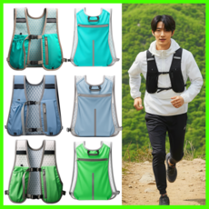 필스펙 5세대 초경량 마라톤 러닝 조끼 등산 가방, 스카이블루
