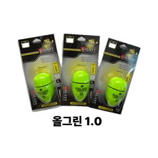 갤럭시 전자찌 3개세트 바다 전자 구멍찌 갤럭시 전자구멍찌, 3개, 그린 1.0, 1.0