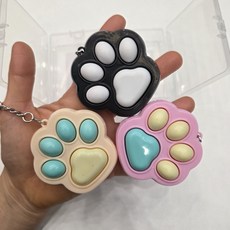 냥냥이딸깍이 고양이딸깍이 캣딸깍이 대왕딸깍이 케이스포함, 3개, A 3개, A