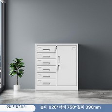 다중 서랍 파일 캐비닛 샘플 철제 수납, 1.3mm, 6단 1문 캐비닛