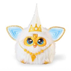 Furby 菲比小精靈 電子互動玩偶 華麗白金, 1個