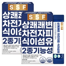 순수식품 상쾌한 쾌변 차전자피 식이섬유 100% 2박스(60포) 분말 가루 장운동 건강기능식품, 3.7g, 60개