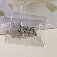 써지컬스틸 총알 뒷마개 클러치 10개