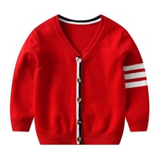 Rubikijeu 春秋換季青少年三線針織開襟衫 D107