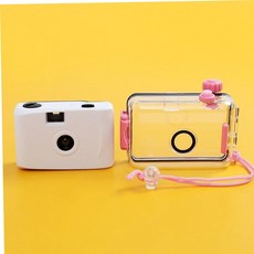 방수카메라 토이카메라 뉴트로 방수 화이트핑크 재사용 카메라 79000EA 1EA, 본상품