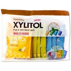 코스트코 스위토리 자일리톨 후르츠 앤 민트향껌 492.8g(30.8g x 16개), 없음