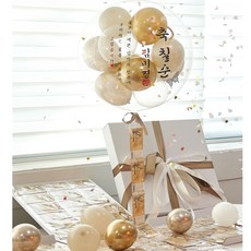 레터링풍선 +용돈박스 4종류 반전 이벤트 헬륨 생신 환갑 칠순 풍선, 1, 용돈태슬(용돈비닐10장), 미니박스