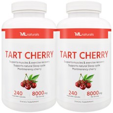 [미국빠른직구] 마이라이프 내추럴스 몽모랑시 타트체리 8000 240정 2병, 2개