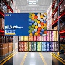 소프트 오일파스텔 48색 전문가용 1개입 크레파스 공예용품 드로잉 그림 입시준비물 학용품