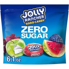 졸리 랜처 무설탕 혼합 과일 맛 하드 캔디 백 172.9그램 JOLLY RANCHER Zero Sugar Assorted Fruit Flavored Hard Candy Bag, 1ml, 172g, 1개