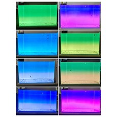 라이트백스크린 백라이트 어항 수족관 led 램프 보드 배경판 수초 그라데이션