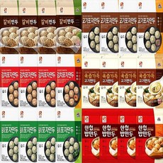 사조 포자만두12봉 육즙만두4봉+고기만두4봉+김치만두4봉, 1세트, 180g
