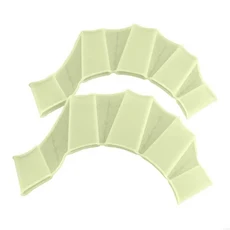 실리콘 수영 지느러미 플리퍼 수영장 스포츠 전문 훈련 손가락 핸드 웨브드 장갑 패들 장비, 3. C162-Green 2pc