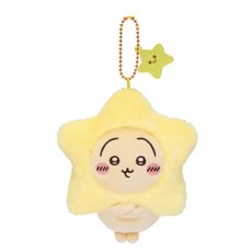 GOYES 먼작귀 치이카와 귀여운 별 미니 봉제인형 선물 애니 굿즈, 1개, 옐로, 10cm 1개, 옐로, 10cm