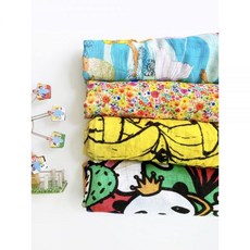 호주 KIPCO 수입 뱀부 바나나 블랭킷, 인어공주+플라워