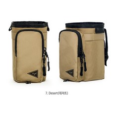 Niyol 單車龍頭豎管包 水壺袋 車前包 0.7L, 沙漠黃,不加購, 1個