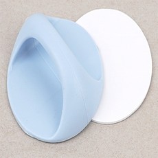 조이샵 다용도 부착식 손잡이 원형고리 싱크대손잡이 서랍손잡이 문고리 씽크대손잡이, 블루