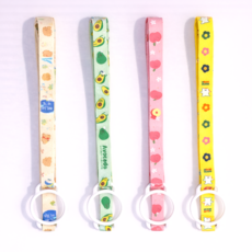 모르비안 어린이 물병 스트랩 길이조절 휴대용 어깨끈 2개 세트, 그린+그린