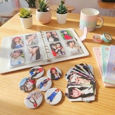 키키 포토카드 40 뱃지 6 굿즈 kiiikiii 걸그룹 아이돌 포카 선물, multi, full