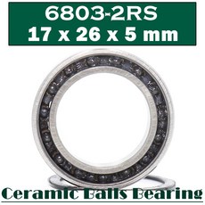 예비 PC 브래킷 6803 5mm 자전거 6803RS 하단 베어링 26 Si3N4 세라믹 17, 1개