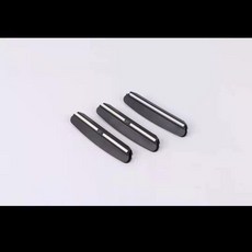 白剛玉雙面磨刀石 粗細精磨 附贈防滑墊, 1個, 刀夾