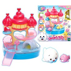 유아 하프와친구들 피규어 불빛 소리나는 인형의집 장난감 아동, 1개