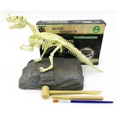 화석깨기 고급형 발굴키트 공룡화석 중 과학실험세트 암모나이트화석 과학수업용, 1세트, 케라토사우루스