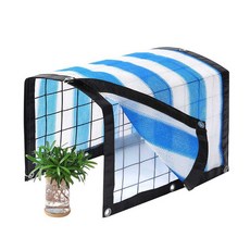 화분 미니 비닐 하우스 그늘막 다육이 텃밭 지붕 천막, 1개, (조립식) 길이 60x폭 40x높이 40cm