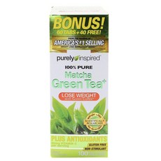 purely inspired 綠茶錠, 100顆, 1盒