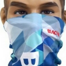 黑色 Yak Multi Scarf Ice Multi Neck 2P