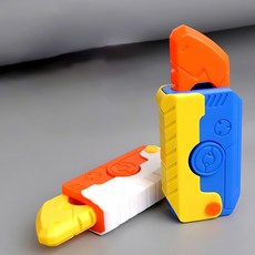 LED 스피너 당근칼 조명 장난감 회전기 수확 물 도구 디자인 아이디어 어린이 놀이 안전, 본상품