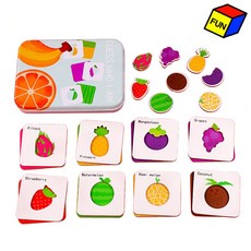 영어기초 IQEQ 퍼즐세트 펀아토 과일, 1개