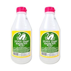 Silver Swan Sukang Puti 실버스완 수캉 푸티 식초, 2개, 385ml