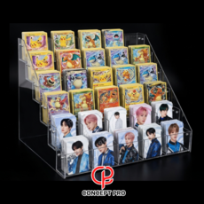 포토카드보관함 포켓몬카드 보관 슬리브 전시 포카 투명, 6단