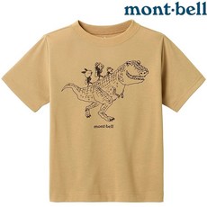 Mont-Bell 兒童排汗印花T恤