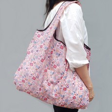잇츠스토어 휴대용 접이식 빅사이즈 대형 장바구니 XL, XL_33_핑크 반짇고리, 1개