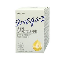 닥터린 초임계 알티지 오메가3 비타민D, 30정, 1개