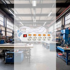 멀티탭 2구3.0M 1.0SQ 전기연결선 아파트생활용 공장기계전원용 기계정비공구 설비보수공구 전원공급장치