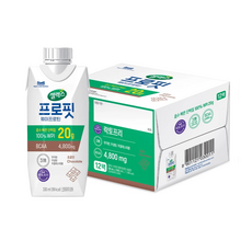 셀렉스 프로핏 웨이프로틴 드링크 초콜릿맛 330ml 12팩 코스트코 영양식