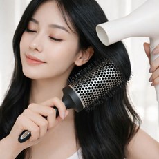 베이직앤드 여신웨이브 C컬 대왕 롤빗, 1개, 블랙