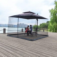 두우둥 메쉬쉘터 메쉬 야외 타프쉘 원터치 쉘터 텐트, 사각 텐트 메쉬 200x200x230 화이트