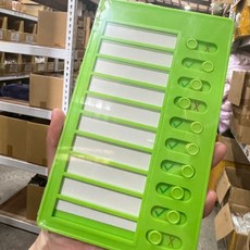 自律打卡器 計劃表 打卡神器 待辦清單 備忘錄 自律打卡本 記事板 行程規劃表 工作記錄表 日程表, 1個, 綠色