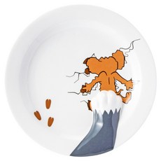 썬아트 납작 플레이트 톰과 제리 24cm, 화이트, 1개